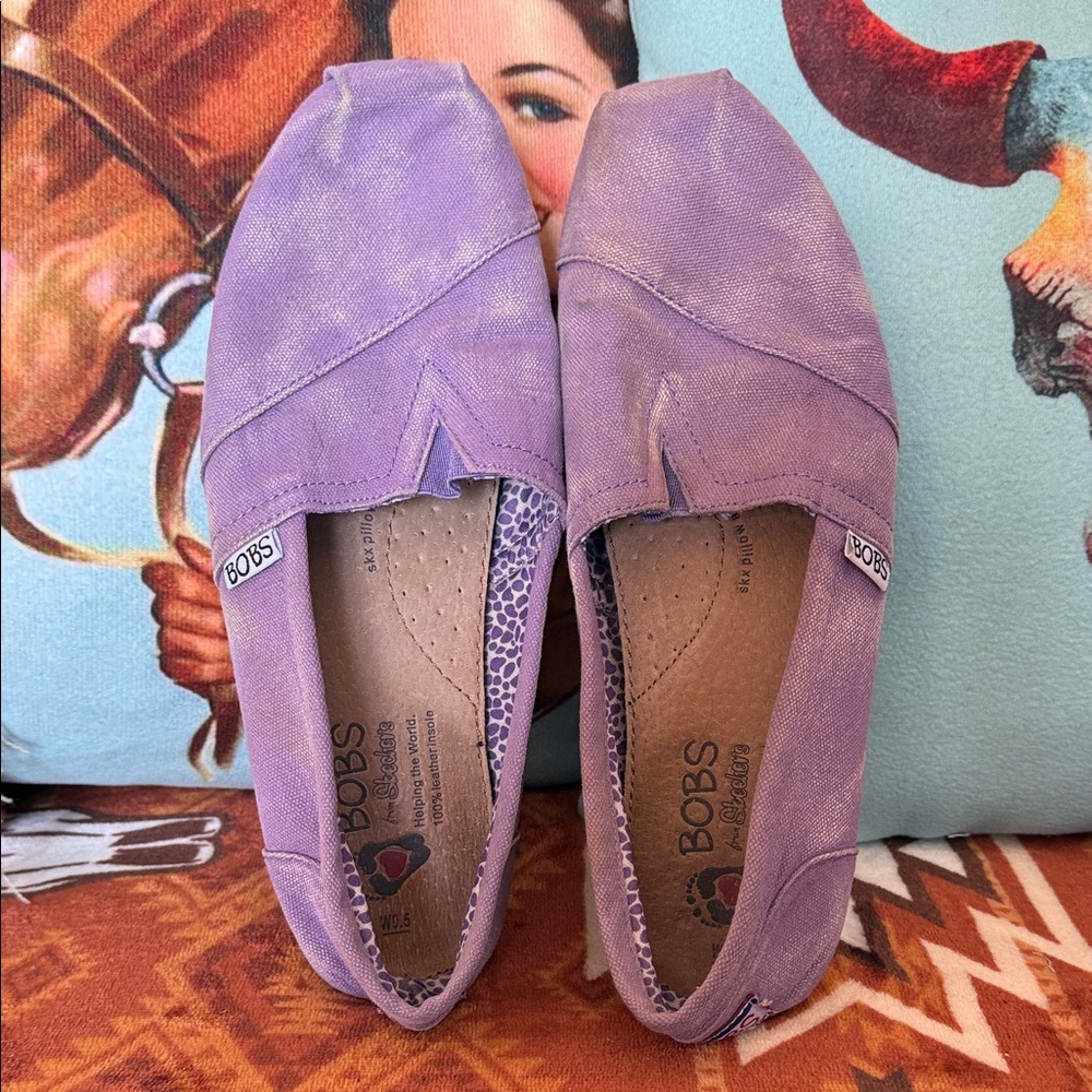 Skechers BOBS Women's Lavender Flats